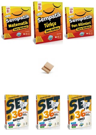 Ünlüler Karması LGS 2027 Matematik Türkçe Fen Bilimleri Soru Bankası ve Haftalık Denemeler 6lı Set + Telefon Standı