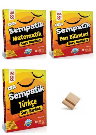 Ünlüler Karması LGS 2027 Matematik Fen Bilimleri ve Türkçe 3lü Set Sempatik Soru Bankası + Telefon Standı