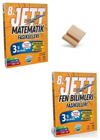 Ünlüler Karması LGS 2027 Jett Matematik ve Fen Bilimleri Fasikülleri + Telefon Standı