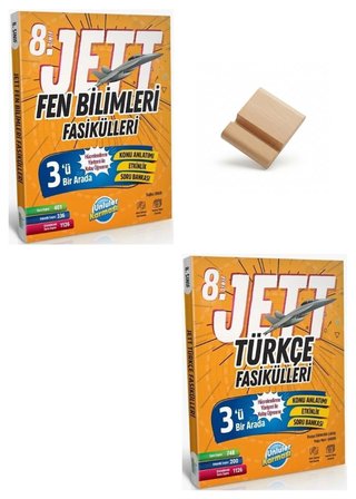 Ünlüler Karması LGS 2027 Jett Fen Bilimleri ve Türkçe Fasikülleri + Telefon Standı