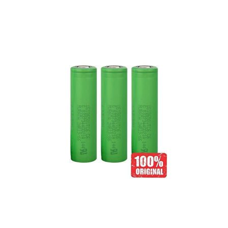 Murata US18650VTC6 - 3.7V 3120 Mah Li-ion Şarjlı Pil - 9.6C - 30A 3 Lü Paket