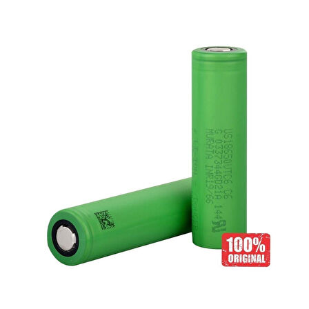 Murata US18650VTC6 - 3.7V 3120 Mah Li-ion Şarjlı Pil - 9.6C - 30A