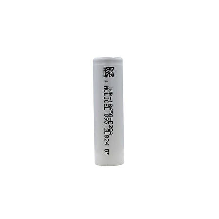 Molicel INR-18650-P28A - 3.7V 2800 mAh Li-ion Şarjlı Pil -35A