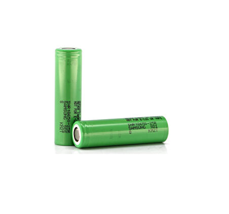 Samsung INR18650-25R8 - 3.7V 2500 mAh Li-ion Şarjlı Pil -20A - 8C