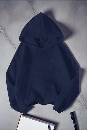 Enjoy Personel Time Baskılı Oversize Sweatshirt