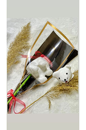 Tekli Ayıcık Buketi, Sevgiliye Hediye, Arkadaşa Hediye , Doğum Günü Hediyesi