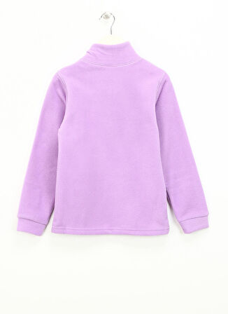 Helly Hansen Düz Lila Kız Çocuk Polar Üst HH..14001 JUNIOR RIDER 1/2 ZIP