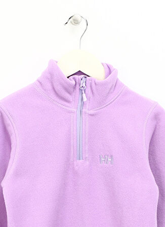 Helly Hansen Düz Lila Kız Çocuk Polar Üst HH..14001 JUNIOR RIDER 1/2 ZIP