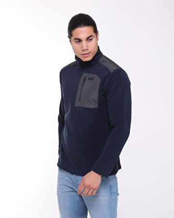 HELLY HANSEN BLOCK HALFZIP POLAR HH.12008Navy