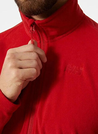 Helly Hansen HH..12011_HHA.163_FULLZIP POLAR Kırmızı Dik Yaka Normal Düz Erkek Polar Sweatshırt