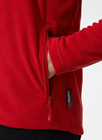 Helly Hansen HH..12011_HHA.163_FULLZIP POLAR Kırmızı Dik Yaka Normal Düz Erkek Polar Sweatshırt