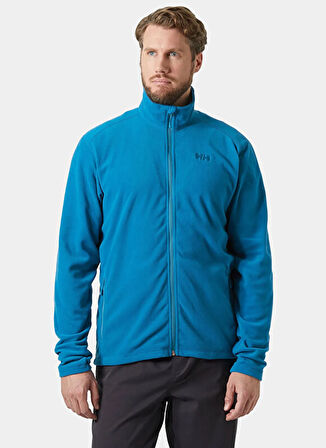 Helly Hansen HH..12011_HHA.540_FULLZIP POLAR Mavi Dik Yaka Normal Düz Erkek Polar Sweatshırt