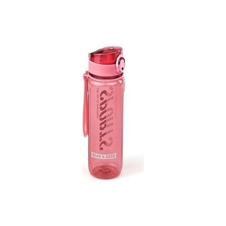 Bear & Deer B&d Otomatik Kapak Matara 650 ml Pembe