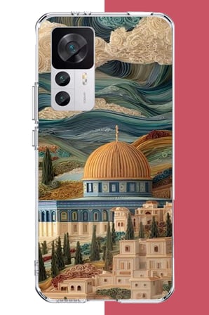 Xiaomi Mi 12T-12T PRO Uyumlu bulutlu kudüs Baskılı Silikon Kılıf