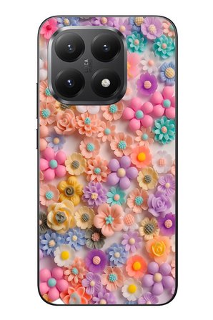 Xiaomi Mi 15T Uyumlu Çiçek Bükleleri Baskılı Silikon Kılıf
