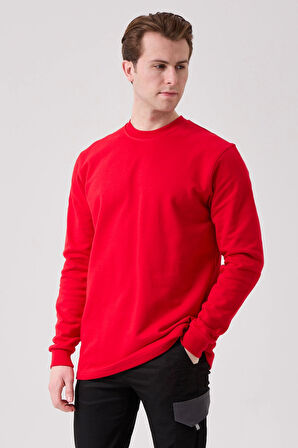 Galanthus Basic Sweatshirt - Uzun Kollu, Pamuklu, Rahat Kesim, Günlük ve İş Kullanımı İçin