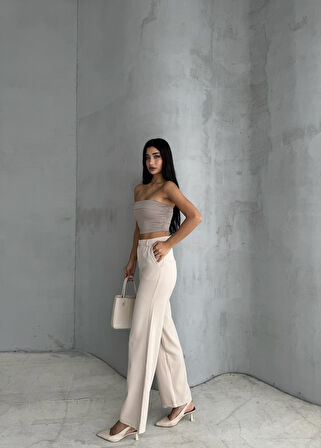 Kadın Palazzo Pantolon Oversize  Kesim