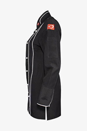 Hispanica Şef Aşçı Ceketi - Profesyonel, Nefes Alabilir, Şık ve Dayanıklı Mutfak Ceketi