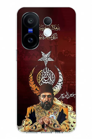 Vivo X200 FE Uyumlu Abdülhamid Han Baskılı Silikon Kılıf