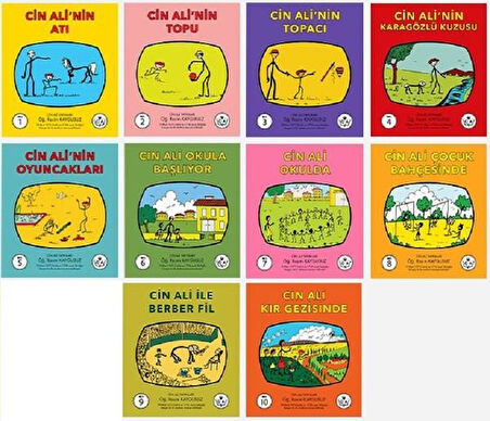 Cin Ali Kitap Seti (10 Kitap Takım)