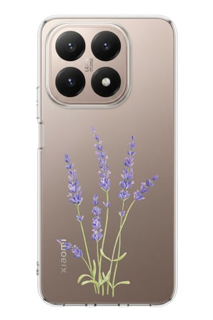 Xiaomi Mi 15T PRO Uyumlu Lavanta Çiçek Tasarımlı Baskılı Silikon Kılıf
