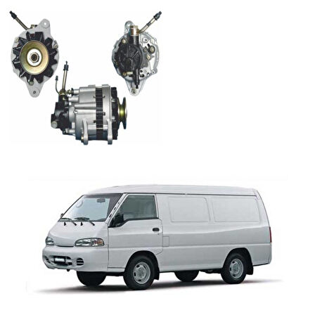 Hyundai H100 Vakumlu Çift Kasnak Şarj Dinamosu Alternatör