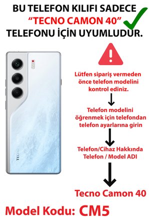Tecno Camon 40 PRO Uyumlu Türk Milli Takım Parçalı Forma Baskılı Silikon Kılıf