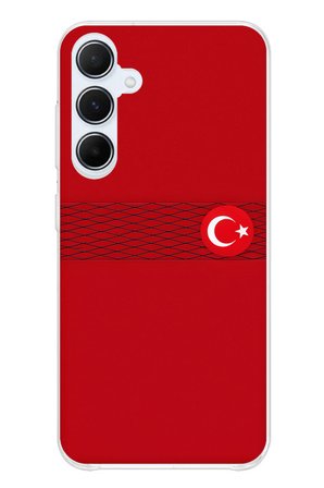 Samsung Galaxy A55 Uyumlu Türk Milli Takım Izgara Desenli Forma Baskılı Silikon Kılıf