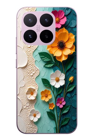 Xiaomi 17T
 Uyumlu Güzel Modern Çiçekler Baskılı Silikon Kılıf