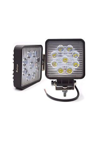 2 Adet Off Road Sis Farı Çalışma Lambası 9 Ledli 12v / 24 V