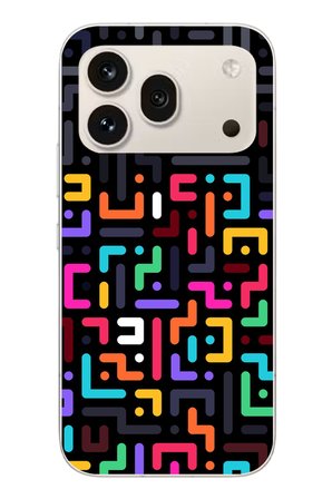 Honor 600 Pro Uyumlu Renkli Karışık Çizgiler Baskılı Silikon Kılıf