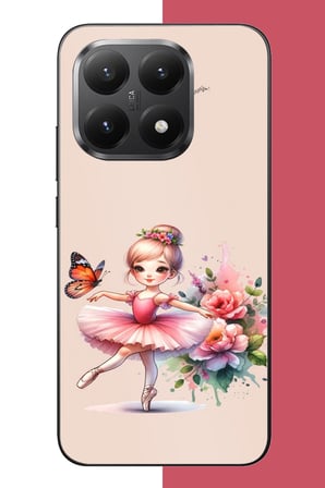 Xiaomi Mi 15T Uyumlu minik balerin2 Baskılı Silikon Kılıf