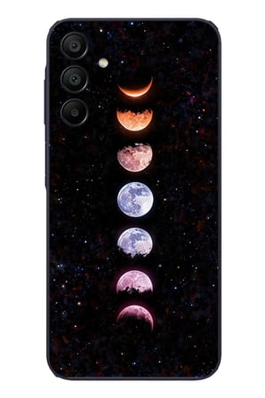 Samsung Galaxy A15 Uyumlu Tüm Gezegenler Baskılı Silikon Kılıf