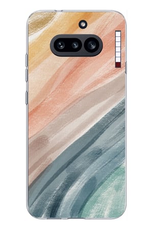 Nothing Phone (4A) Uyumlu Modern Renk Paleti Baskılı Silikon Kılıf