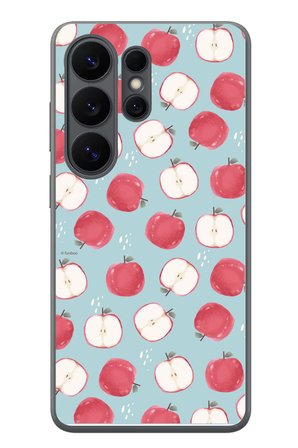 Samsung Galaxy S26 Ultra Uyumlu Elmalar Baskılı Silikon Kılıf
