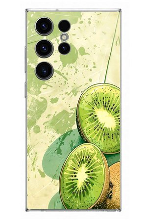 Samsung Galaxy S23 Ultra Uyumlu Kiviler Baskılı Silikon Kılıf