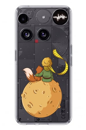 Nothing Phone (3) Uyumlu Küçük Prens Gezegen Boa Tasarımlı Baskılı Silikon Kılıf