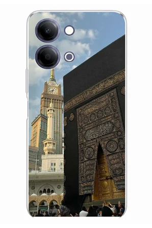 Vivo Y11D / Y05 4G Uyumlu Manevi Huzur Kabe Kapısı Umre Baskılı Silikon Kılıf
