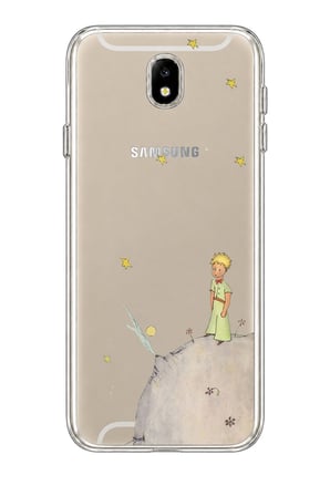 Samsung Galaxy J7 PRO Uyumlu Küçük Prens Tasarımlı Baskılı Silikon Kılıf