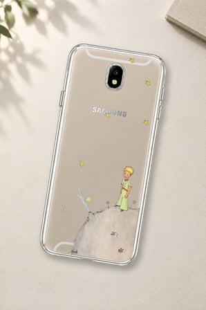 Samsung Galaxy J7 PRO Uyumlu Küçük Prens Tasarımlı Baskılı Silikon Kılıf
