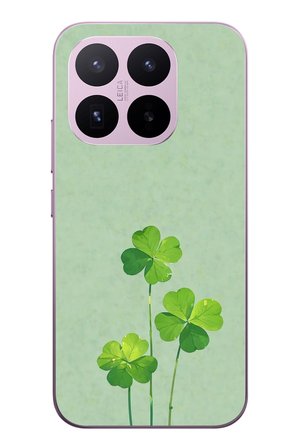 Xiaomi 17T
 Uyumlu Üçlü Yonca Baskılı Silikon Kılıf