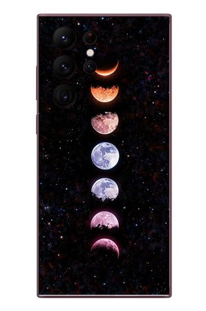Samsung Galaxy S22 Ultra Uyumlu Tüm Gezegenler Baskılı Silikon Kılıf