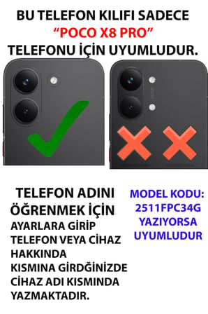 POCO X8 PRO Uyumlu Pastel Gül Kurusu ve Pembe Kalpli Baskılı Silikon Kılıf
