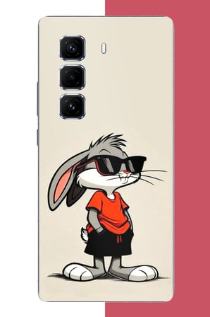 Infinix Hot 50 PRO PLUS+ Uyumlu bagsbuny 1 Baskılı Silikon Kılıf