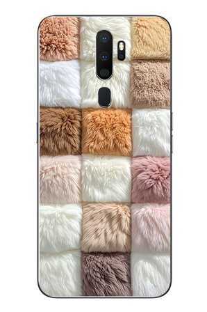 Oppo A5 2020 Uyumlu Pofuduk Desenler Baskılı Silikon Kılıf