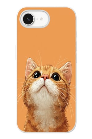 İphone 16e Uyumlu Masum Kedi Baskılı Silikon Kılıf