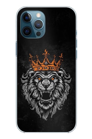 iPhone 12 PRO MAX Uyumlu Kurt Ruhu Baskılı Silikon Kılıf