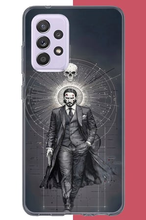 Samsung Galaxy A72 Uyumlu baba yaga Baskılı Silikon Kılıf