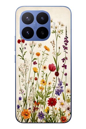 Xiaomi 17T Pro
 Uyumlu Zarif Çiçekler Baskılı Silikon Kılıf