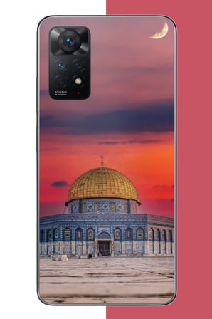 Redmi Note 11 PRO 4G Uyumlu Kudüs4 Baskılı Silikon Kılıf
